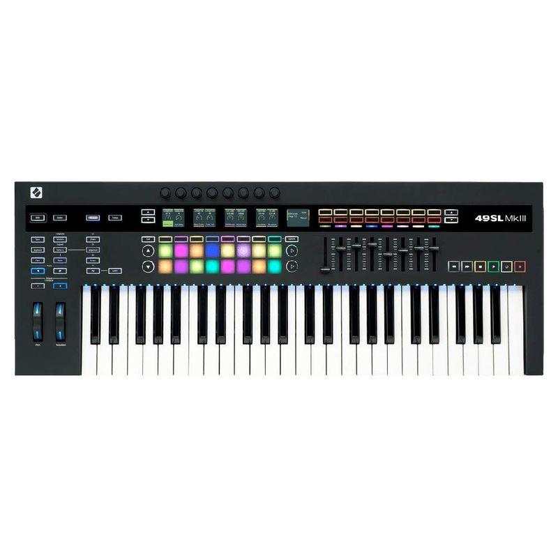 MIDIキーボード novation 49SL MkIII 8トラックシーケンサー搭載 49鍵盤仕様