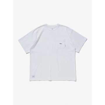 潮牌 WTAPS COTTON 日系寬松休閑CityBoy口袋字母刺繡短袖T恤25SS