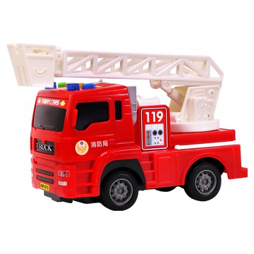 kidmate 孩子王 台灣好車隊 迷你雲梯車  1盒  紅色