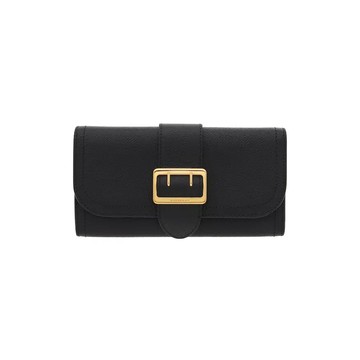 BURBERRY 40259651  金釦釦環翻蓋長夾錢包
