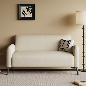 沙發小戶型出租房屋懶人網紅客廳簡易臥室布藝服裝店公寓雙人沙發 c8142