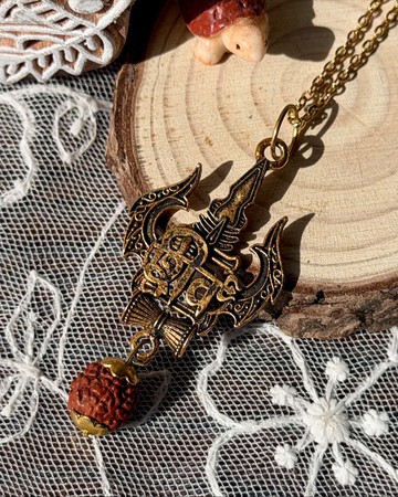 印度手工丨三叉戟-金剛菩提子