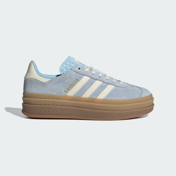 Adidas Gazelle Bold W [JQ7776] 女 運動休閒鞋 經典 復古 三葉草 厚底 增高 淺藍