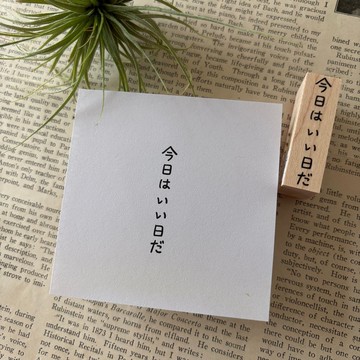 今天是美好的一天 文字印章