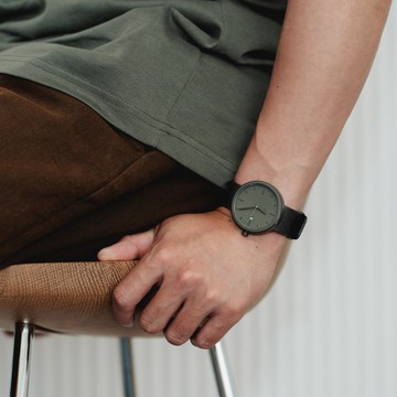 日本 YOT WATCH 40mm手錶 / 卡其色