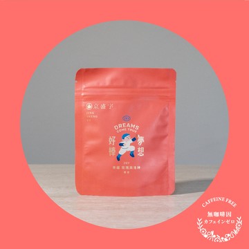 幸福-玫瑰與洛神（夢想好棒款）｜隨行包5入茶包-無咖啡因茶