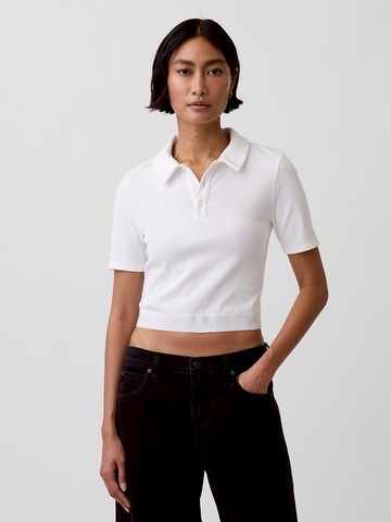 羅紋短版 Polo 衫