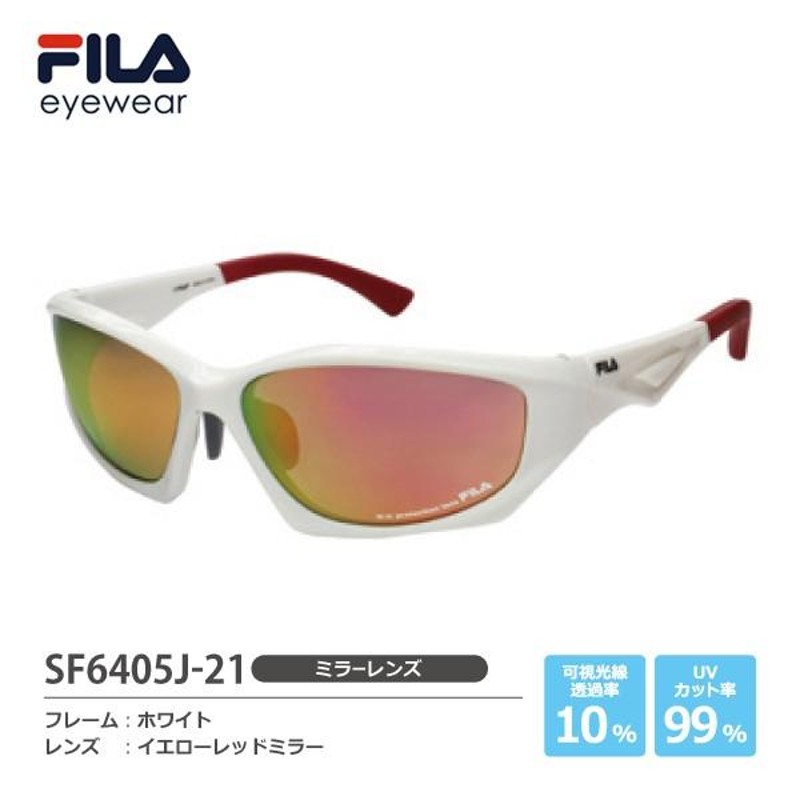 特価品コーナー☆ FILA サングラス SF4001J-ブラック SF4001J-COL.10