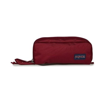 Jansport Perfect Pouch [JS0A85O604S] 收納包 旅行 輕便 魔鬼氈分隔 酒棕紅