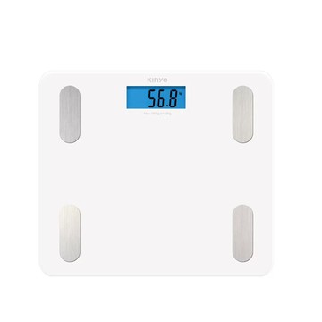 免運 kinyo 藍牙健康管理體重計-白 ds-6589