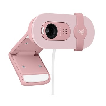 Logitech BRIO 100 網路攝影機 玫瑰粉