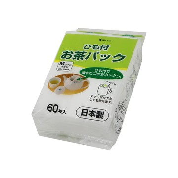 一品川流 日本製 附拉繩茶包袋-60枚入 X 12包