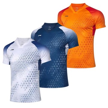 李寧羽毛球全英速干男女大賽服比賽上衣運動短褲裙連衣裙ASKQ112