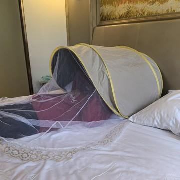 🔥臺灣出貨🔥免安裝遮光助眠防麵部迷你小帳便攜學生宿捨可折疊便攜頭罩