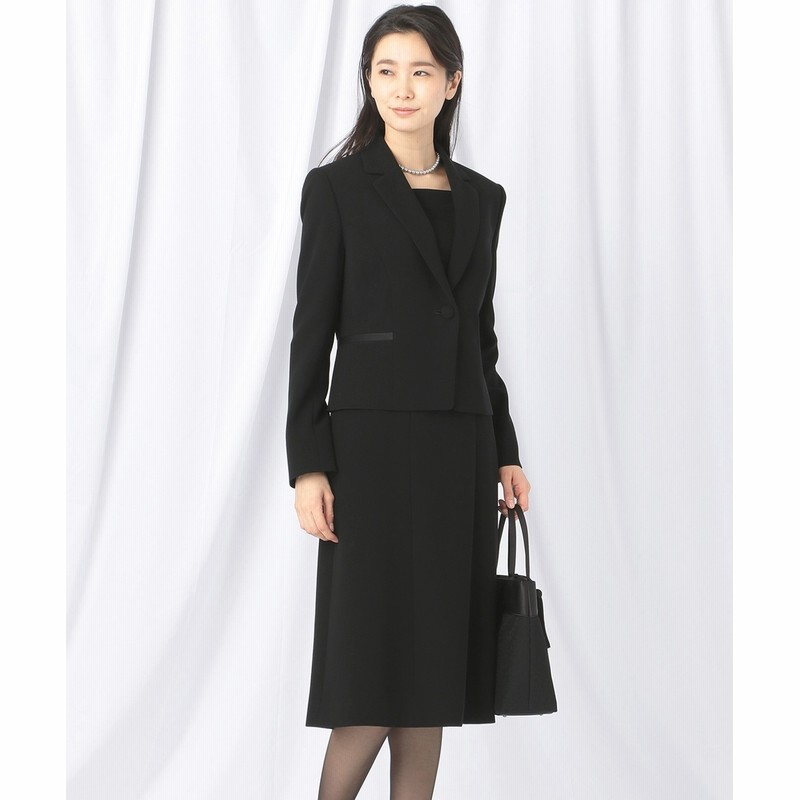 オンワード 自由区 Formal ジユウク フォーマル ストレッチ素材 Noie15平二重 ジャケット ワンピース ブラック 36 レディース 送料無料 通販 Lineポイント最大3 0 Get Lineショッピング