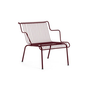 South 南境戶外低背扶手椅（波爾多紅）