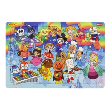 sun-star 麵包超人 彩虹派對 拼圖 45片 經典角色 親子互動 訓練專注力  1組
