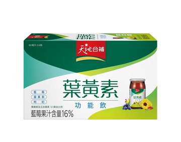{天地合補}葉黃素功能飲 60ml*6瓶/盒 *小柚子*