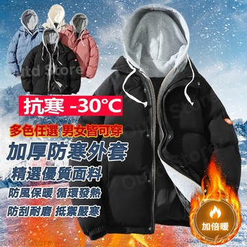 台灣出貨 鋪棉外套 保暖外套 防寒外套 鋪棉外套 情侶款外套 冬天外套 男生外套 防風保暖加厚棉衣 連帽外套禦寒棉衣