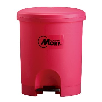 MORY 茂盛 小摩登踏式垃圾桶  19 x 19 x 22cm  粉色  1個