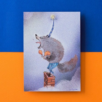 新月下的狼人 / 明信片