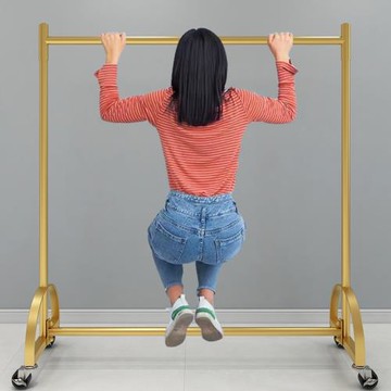 輪子晾曬衣架立式晾衣桿落地衣架子衣服置衣架鍍鋅鋼管架陽臺家用