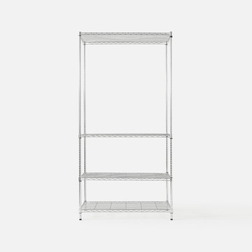 特力屋鍍鉻四層架寬106*深60*高210公分