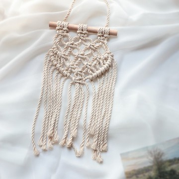 極簡風格丨編織鏤空 波西米亞 Macrame 手作 掛飾