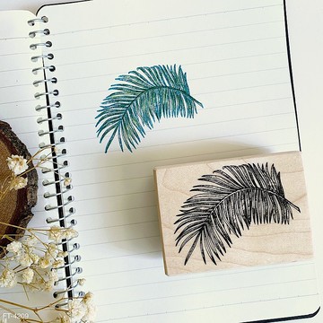 楓木印章-棕梠葉 FT-4209