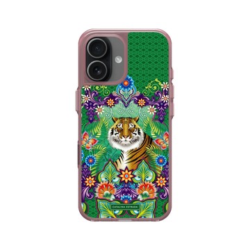 iPhone 17 Clear (相機按鈕) 晶醺玫 - Catalina Estrada - Bengal Tiger