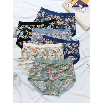 彩田內褲女中高腰無痕冰絲褲衩石墨烯抗菌新款2020爆款褲頭旗艦店