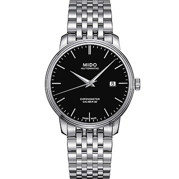 MIDO 美度 官方授權 永恆80小時天文台認證矽游絲機械錶 1212購物節 送禮推薦-40mm M0274081105100