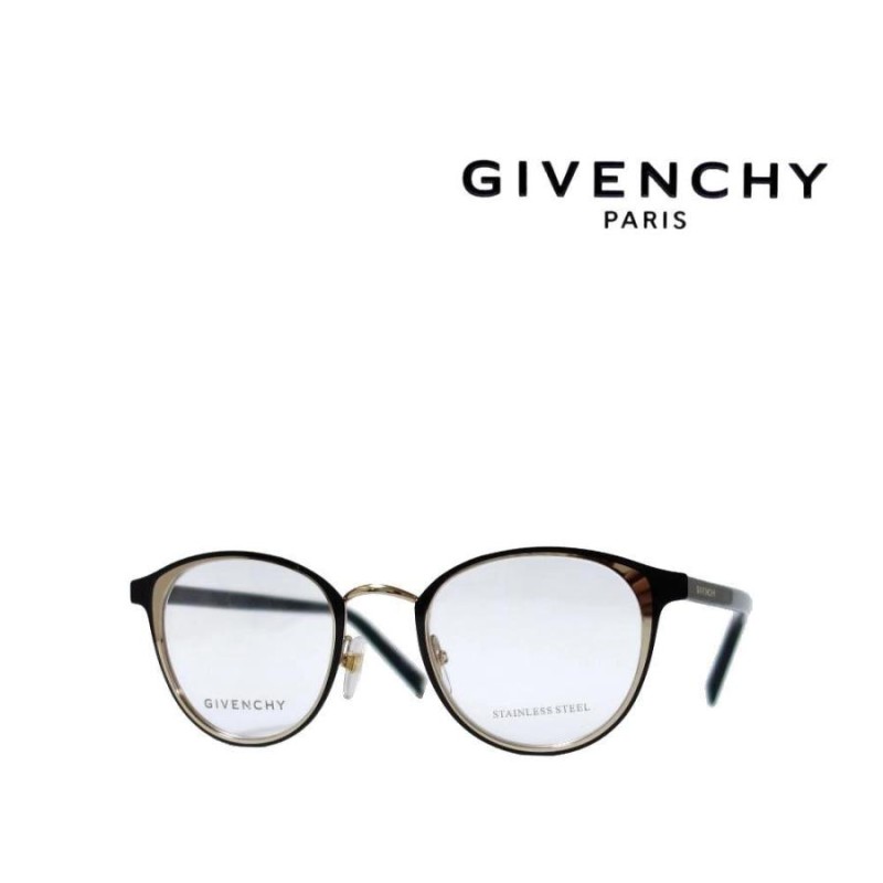 GIVENCHY】 ジバンシィ メガネフレーム GV0132 2M2 ブラック・ゴールド