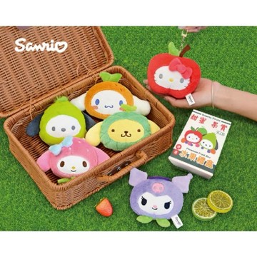 【三麗鷗】3吋水果系列 盲盒(隨機出貨)(拆封不退)【墊腳石】 盒玩 模型 擺飾