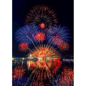 蝦皮隔日到貨 台灣景點 夜光拼圖(520片)-日月潭伊達邵碼頭 墊腳石購物網