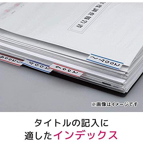 ポストイット 付箋 フィルム インデックス レッド ブルー 44×50mm 50枚×各5冊 6821-12-RB