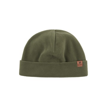 MAMMUT Fleece Beanie Logo輕盈柔軟保暖毛帽 沼澤綠 #1191-00541