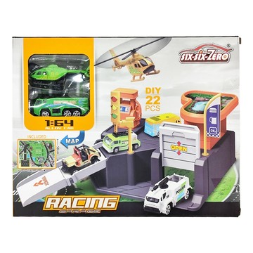 SIX-SIX-ZERO 道路場景系列 能源補給 DIY 22 件  1盒