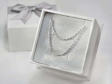 【交換禮物】女爵的國境 | 925銀鍊禮盒組(鎖骨鍊+手鍊)