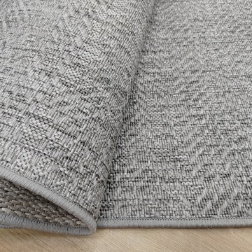 比利時好心情編織地毯-交織灰-200x290cm