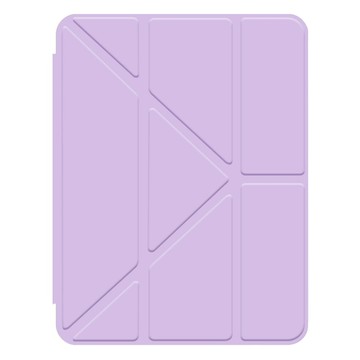 vXTRA 飛創 清透背蓋 Y折變形立架平板皮套 筆槽版  iPad 11/10 2025/2022  1個  夢幻紫
