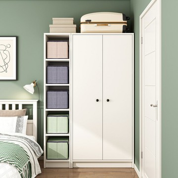 免運附發票  衣櫃家用臥室簡約北歐小戶型出租房用儲物櫃簡易加高成品