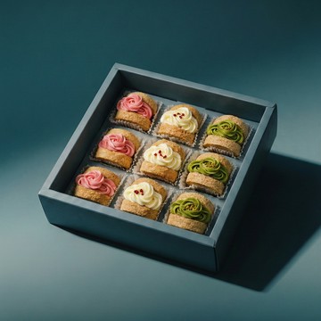 3日內出貨【UiiPie法式點心】晨光-達克瓦茲9入禮盒(莓果派對/草莓生乳酪/麻吉開心果)｜生日禮物｜情人節禮物｜法式甜點｜小蛋糕｜草莓甜點｜新年禮盒