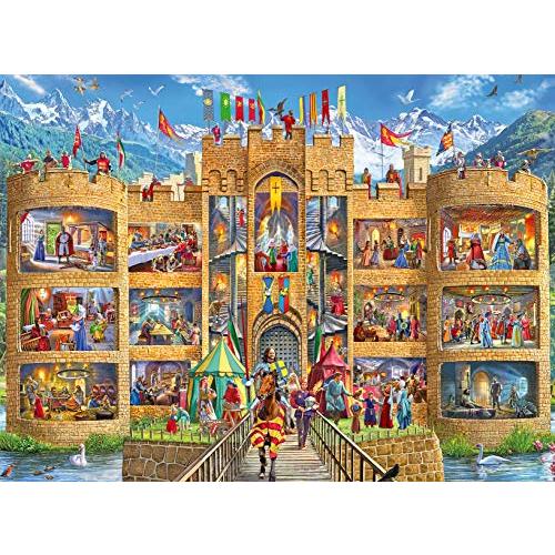 ジグソーパズル 海外製 アメリカ 12919 Ravensburger Castle Cutaway