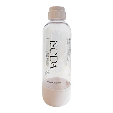 iSODA 愛蘇打 氣泡水機專用水瓶  1L  PET材質  中國產  使用期限3年