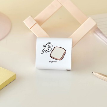 醜白兔躺入吐司床USB3.0+PD20W雙孔充電器