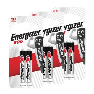 Energizer 持久型6號鹼性電池 AAAA (6顆入) 無汞