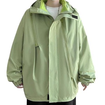 【巴黎精品】現貨+預購 抗寒防風連帽外套鋪棉夾克保暖秋冬休閒上衣-三合一內膽可拆男女夾克5色a1ly49