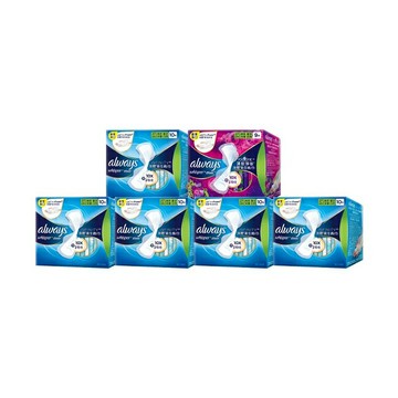 【箱購】好自在INFINITY 27cm 10片 5包+清新淨味 27cm 9片 1包(衛生棉)