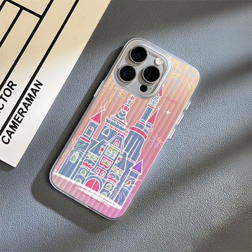 免運+隔日🚚行李箱紋手機殼 魔法夢幻城堡 適用於蘋果17promax 16Pro 15plus14 13 1211防摔